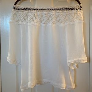 Lace Off-the-Shoulder Blouse